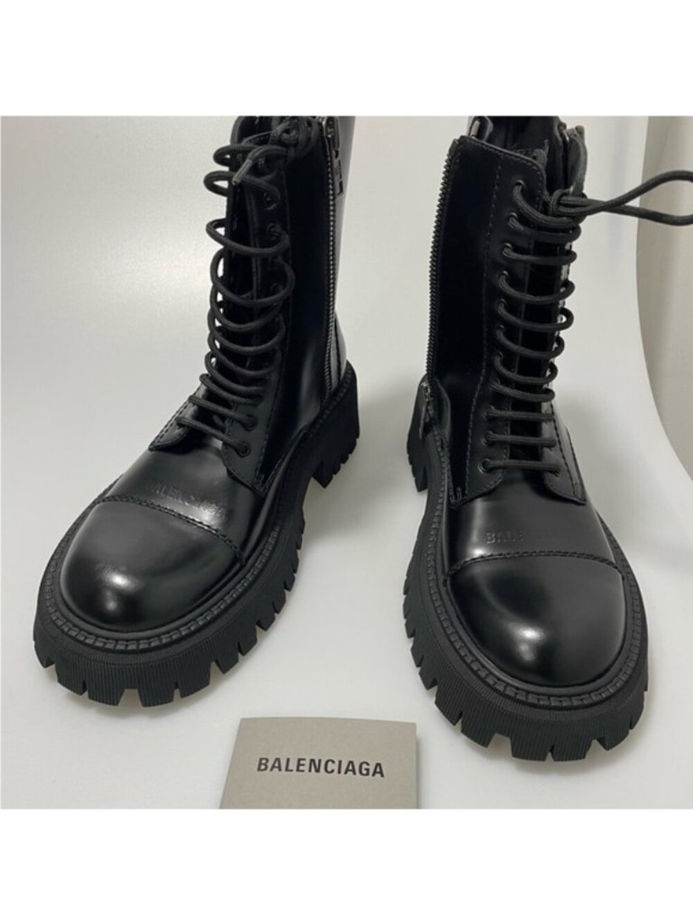 Balenciaga Tractor Bootie L20 Black Women’s EU 38/US 8 - Picture 2 of 11